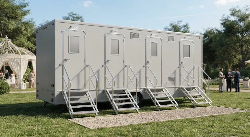 4 Stall Restroom Trailer in Elk Grove, CA