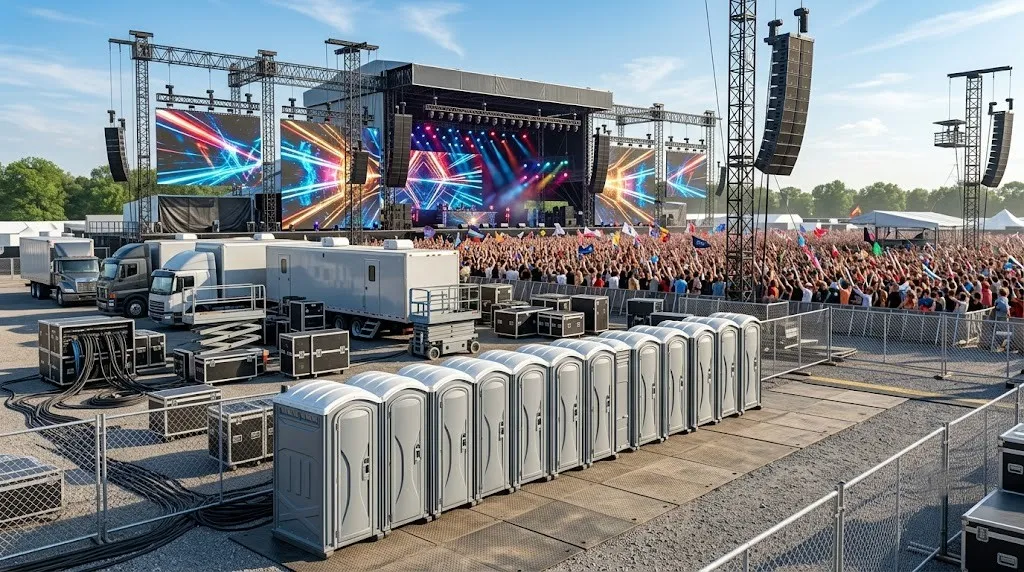 Concert Restroom Rental in Elk Grove, CA